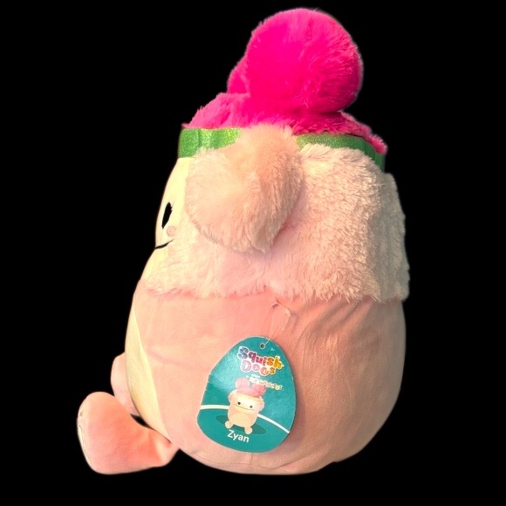 NWT- Zyan, The Pink Bigfoot Squishmallow Squish-doo, 14 inch Plush Toy - Picture 6 of 15